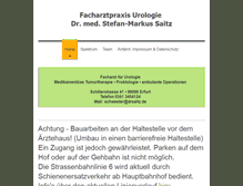 Tablet Screenshot of drsaitz.de